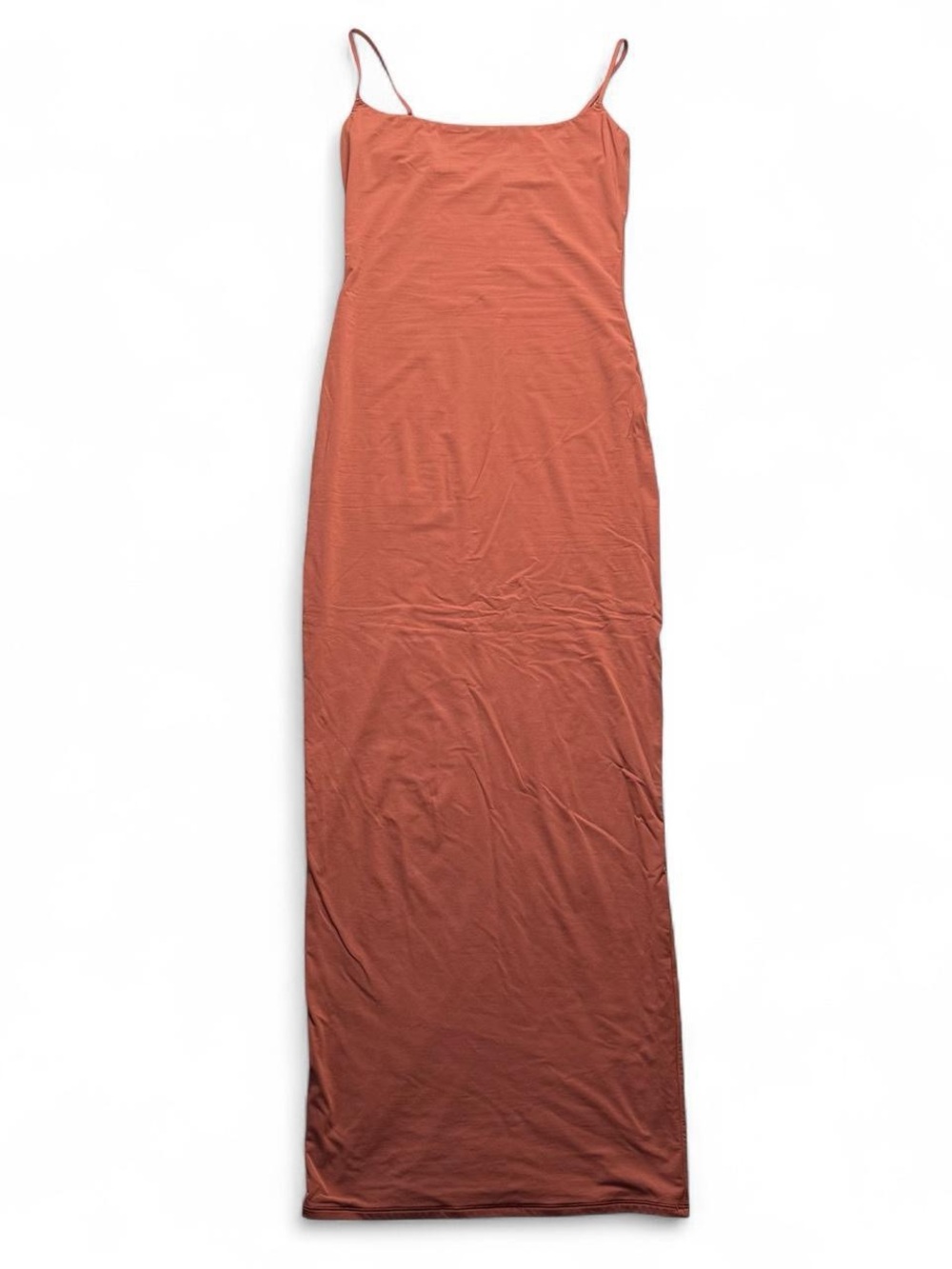 Skims Rust Bodycon Maxi Dress M - Picture 2 of 6